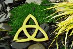 Trinity Celtic Knot (Singular) Earthenware | Wall Sculpture in Wall Hangings by Studio Strietnberger / Knottery Pottery - Kathleen Streitenberger. Item made of ceramic