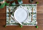 Jade Placemats | Tableware by OSLÉ HOME DECOR. Item made of fabric