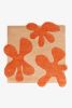 Blossom Square Hand Tufted Rug | Small Rug in Rugs by Jubi Rugs. Item made of wool with fiber