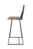 Clarkester Bar Stool 30"H | Chairs by Tronk Design. Item made of maple wood with steel