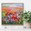 Prairie | Oil And Acrylic Painting in Paintings by Checa Art. Item made of canvas