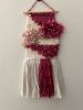 Jitesh 6 - Rosie Blues Woven Tapestry: Small Bohemian Wall Hanging | Candle Holder in Decorative Objects by Arsallan S