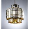 QZ7507 Vitti Mirrored Glass Chandelier | Chandeliers by Alan M