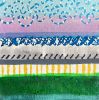 Stripes Three | Oil And Acrylic Painting in Paintings by Kathy Ferguson Art