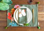 Blossom Placemats | Tableware by OSLÉ HOME DECOR. Item composed of fabric