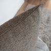 Brown, Grey, & Cream Woven Blend Dutch Euro Set of 2 - 26x36 | Pillows by Vantage Design