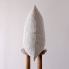 White with Black Woven Wool Pillow 22x22 | Pillows by Vantage Design