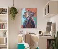Brown Lab | Oil And Acrylic Painting in Paintings by Sorelle Gallery