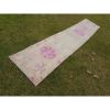Primitive Vintage Kurdish Handwoven Low Pile Herki Runner | Runner Rug in Rugs by Vintage Pillows Store. Item made of cotton with fiber