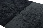 Rug & Kilim’s Modern Classics Rug In Black And Gray With Muted Floral Patterns | Area Rug in Rugs by Rug and Kilim