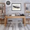 Framed Abstract Watercolor Artwork - 'Thunder on the Mountain' Inspired Painting, Signed | Paintings by Susi Schuele Art