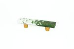 Pebble Gold Fleck Olive 3” CC Pull | Hardware by Windborne Studios. Item composed of stone and glass