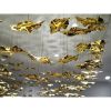 JT251 Ellipse Leaf Fall Chandelier | Chandeliers by Alan M