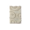 Abstract Ivory Beige Tufted Wall Art, Handmade Textured Wool Panel, Modern Neutral Decor | Wall Hangings by Swiflo
