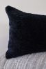 Navy Chenille Tufts Lumbar Pillow 12x20 | Pillows by Vantage Design