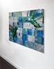 Union | Oil And Acrylic Painting in Paintings by Sorelle Gallery. Item composed of wood and aluminum