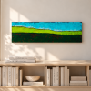 THOUGHTLESS | 30x100 | Oil And Acrylic Painting in Paintings by Lara Spadetto Art