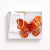 Madagascar Silk Moth Ornament - Tan | Decorative Objects by Tanana Madagascar. Item composed of wool and fiber