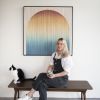'SUMMER GLOW' // RE-FRAMED Collection | Tapestry in Wall Hangings by Rianne Aarts / Teddy and Wool Studio
