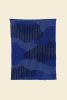 Organic Cotton Table Mat in Blue | Coaster in Tableware by BOI. Item composed of cotton compatible with contemporary style