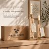 Defne Oak Candle Holders Set, Handmade Wooden Candlesticks, Scandinavian Home Decor Gifts, Housewarming Gift | Decorative Objects by Vesta Corte