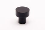 Dot 18 Black Aluminum Knob | Hardware by Windborne Studios. Item made of aluminum