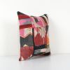 Handmade Patchwork Square Kilim Rug Pillow Cover, Vintage Fa | Cushion in Pillows by Vintage Pillows Store
