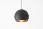 Black Pendant Light - Modern Chandelier - Model No. 9912 | Chandeliers by Peared Creation. Item made of brass