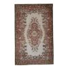 Vintage Hand Knotted Turkish Oushak Rug 5.8 x 9.1 | Area Rug in Rugs by Vintage Pillows Store. Item composed of cotton