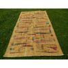 Vintage Zeki Müren Rug With a Modern Design - Turkish Art | Area Rug in Rugs by Vintage Pillows Store. Item made of cotton with fiber