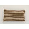 10" x 18" Organic Minimalist Hemp Lumbar Pillow | Sham in Linens & Bedding by Vintage Pillows Store. Item made of fabric with fiber