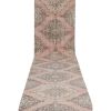 Vintage Extra Long Turkish Runner With Soft Muted Color | Area Rug in Rugs by Vintage Pillows Store. Item composed of cotton and fiber