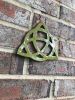 Triquetra Knot Celtic Earthenware Pottery Wall Hanging | Wall Sculpture in Wall Hangings by Studio Strietnberger / Knottery Pottery - Kathleen Streitenberger. Item made of ceramic