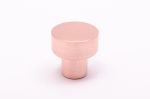 Dot 18 Brushed Copper Knob | Hardware by Windborne Studios. Item made of copper