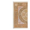 Vintage Suzani Bedspread with Pastel Colors, Tan Old Embroid | Tablecloth in Linens & Bedding by Vintage Pillows Store