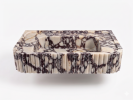 Custom Calacatta Viola Marble Sink with Brass Legs | Water Fixtures by Vero Marble