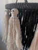 Macrame Ghost Lampshade | Chandeliers by Got A Knot. Item made of cotton