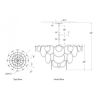 Alan Mizrahi MV3003 Loire Cascading Circular Plates Chandeli | Chandeliers by Alan Mizrahi Lighting Design