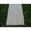 Distressed Vintage Kurdish Hand Knotted Herki Kilim Runner | Runner Rug in Rugs by Vintage Pillows Store. Item composed of fabric and fiber