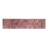 Decorative Oushak Turkish Runner With Geometric Design | Runner Rug in Rugs by Vintage Pillows Store. Item made of wool with fiber