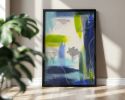 Stillwater 18x24in – Contemporary Abstract Painting | Oil And Acrylic Painting in Paintings by Abby May