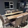 Custom Order Smoke Epoxy Walnut Dining Table -  Dining Room | Tables by LuxuryEpoxyFurniture. Item made of wood & synthetic