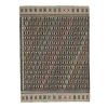 Masterwork Hand-Woven Rug Braided Kilim - Tribal Designer | Area Rug in Rugs by Vintage Pillows Store. Item made of fabric