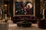 Velvet Bloom | Oil And Acrylic Painting in Paintings by Madame A. K. Selestan