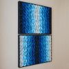 No. 18 Set of 2 Acoustic Diffuser Panel - Gradient Modern Abstract Wall Art | Wall Sculpture in Wall Hangings by Joseph Aurelius