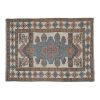 Handknotted Soft Blue and White Turkish Oushak Rug | Area Rug in Rugs by Vintage Pillows Store. Item made of cotton