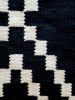 Black Maria Handwoven Cotton Decorative Throw Pillow Cover | Cushion in Pillows by Mumo Toronto. Item made of cotton