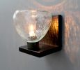 Acqua Sconce · Clear Crackle · Recycled Glass | Sconces by LUMi Collection. Item composed of glass