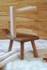 Small Wooden Stool | Chairs by ROOM-3. Item composed of walnut