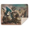 "Good Knight" Sherpa Blanket | Linens & Bedding by Greg "CRAOLA" Simkins